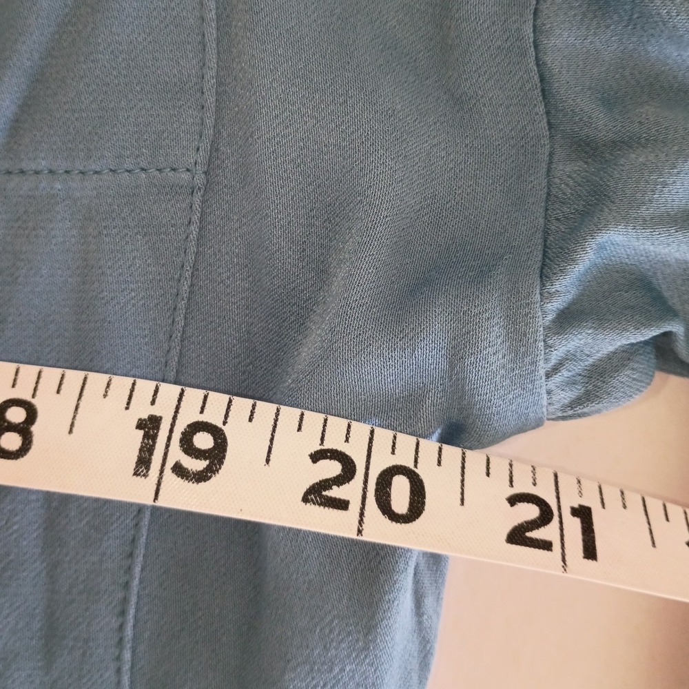 Abercrombie & Fitch Oversized Tunic‎ Shirt Womens XS Blue Button Front - Picture 12 of 12